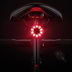 LED světlo zadní (5 světelných módů) s micro USB černé (6)