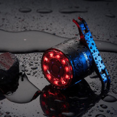 LED světlo zadní (5 světelných módů) s micro USB černé (11)