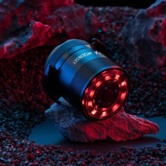 LED světlo zadní (5 světelných módů) s micro USB černé (14)