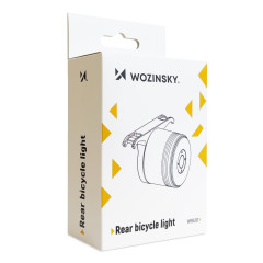 LED světlo zadní (5 světelných módů) s micro USB černé (20)